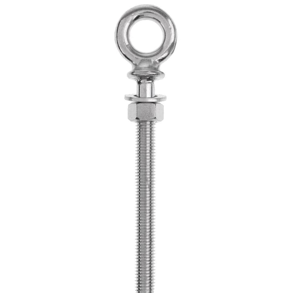 316 Stainless Steel Long Thread Eye Bolts M10 x 100mm